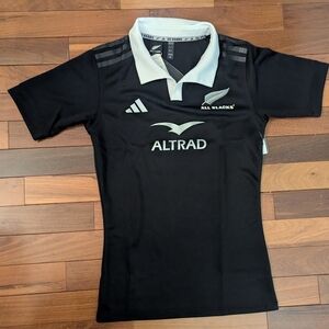 adidas All Blacks New Zealand Rugby Home Anniversary Jersey Black IX3111 XS NWT